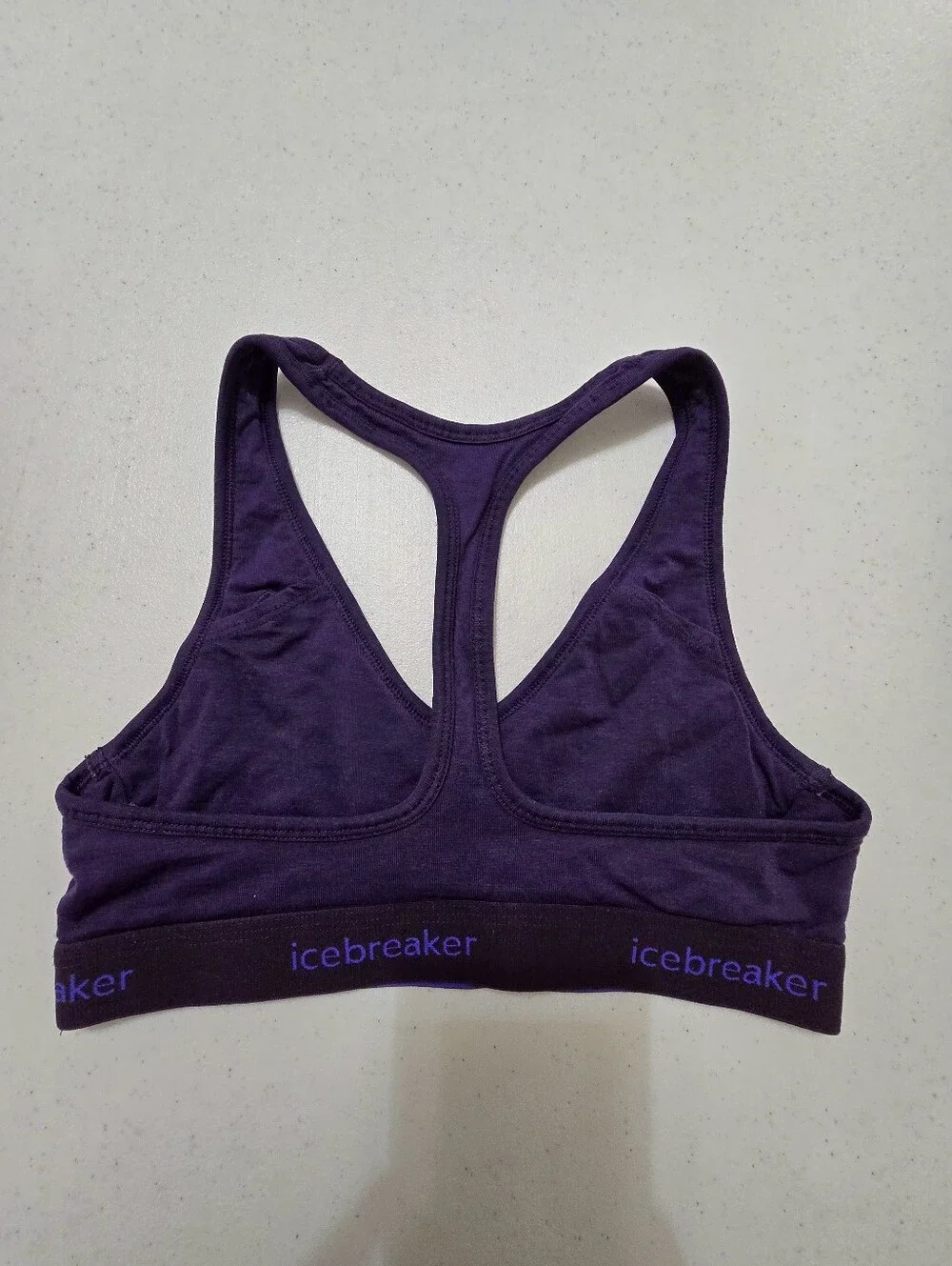 Icebreaker Women's Sprite Racerback Bra Dark Purple XS
